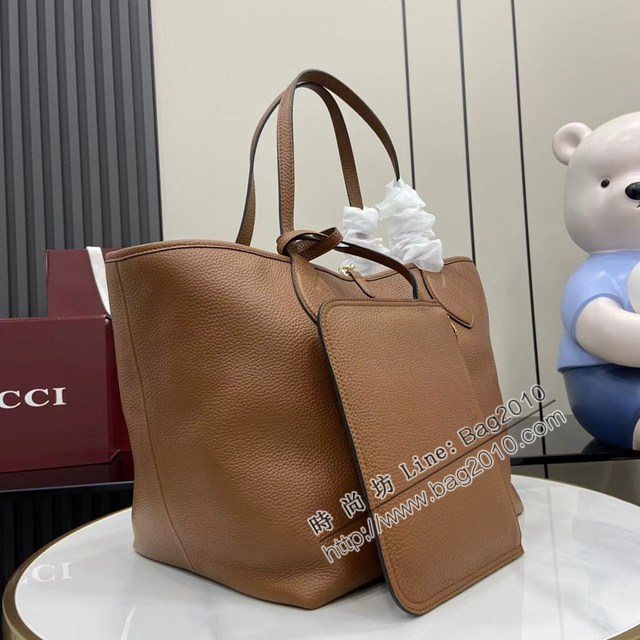 Gucci專櫃古馳最新款Totissima系列托特包雙面手提購物包 jh2960型號：839112